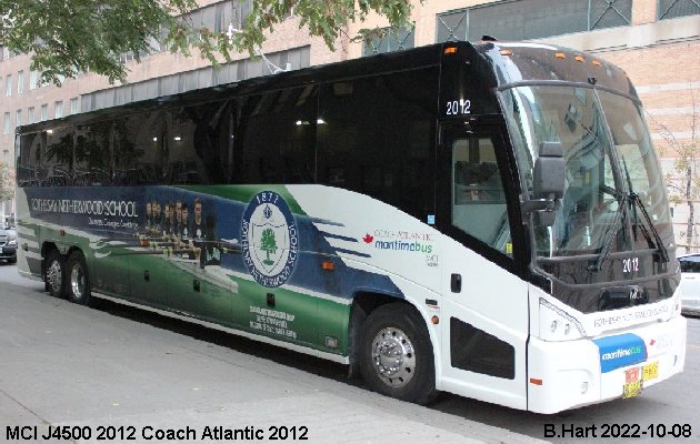 BUS/AUTOBUS: MCI J4500 2012 Coach Atlantic