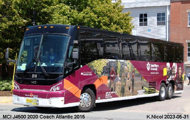 BUS/AUTOBUS: MCI J4500 2019 Coach Atlantic