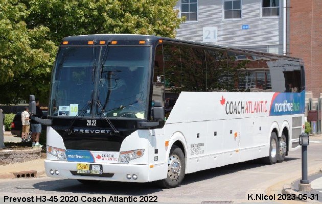 BUS/AUTOBUS: Prevost H3-45 2020 Coach Atlantic