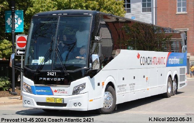 BUS/AUTOBUS: Prevost H3-45 2024 Coach Atlantic