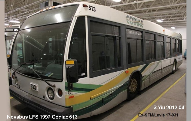 BUS/AUTOBUS: Novabus LFS 1997 Codiac Transit