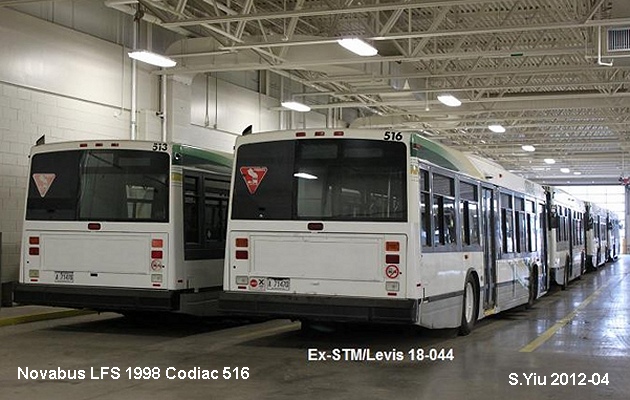 BUS/AUTOBUS: Novabus LFS 1998 Codiac Transit