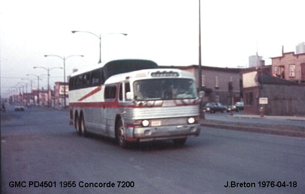 BUS/AUTOBUS: GMC PD 4501 1955 Concorde