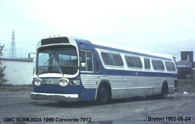 BUS/AUTOBUS: GMC SDM5302A 1968 Concorde