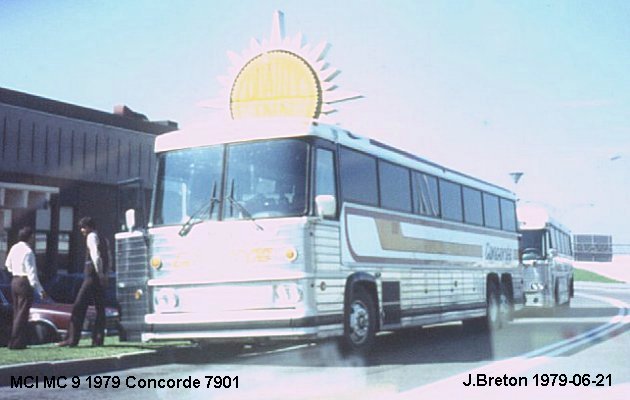 BUS/AUTOBUS: MCI MC 9 1979 Concorde