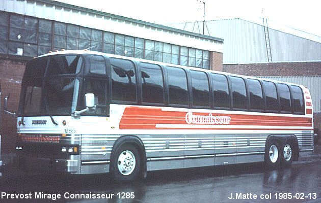 BUS/AUTOBUS: Prevost Mirage 1985 Connaisseur