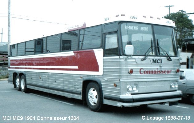 BUS/AUTOBUS: MCI MC 9 1984 Connaisseur