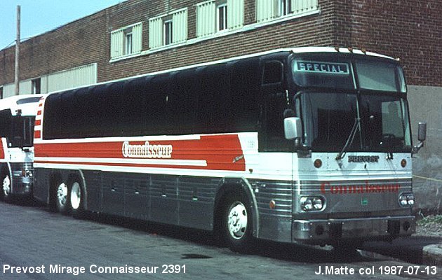 BUS/AUTOBUS: Prevost Mirage 1981 Connaisseur