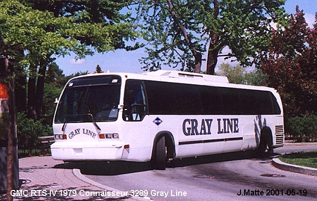 BUS/AUTOBUS: GMC RTS 1979 Connaisseur Gray Line