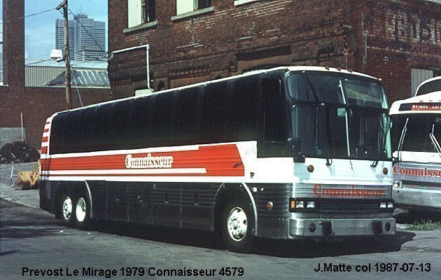 BUS/AUTOBUS: Prevost Mirage 1979 Connaisseur