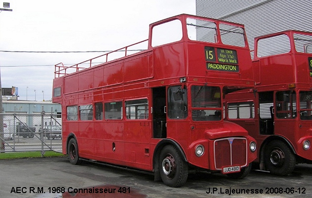 BUS/AUTOBUS: A.E.C. Route Master 1967 Connaisseur