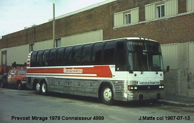 BUS/AUTOBUS: Prevost Le Mirage 1979 Connaisseur