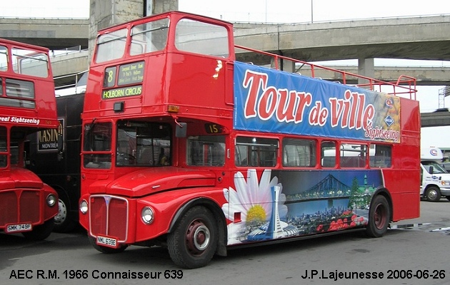 BUS/AUTOBUS: A.E.C. Route Master 1966 Connaisseur