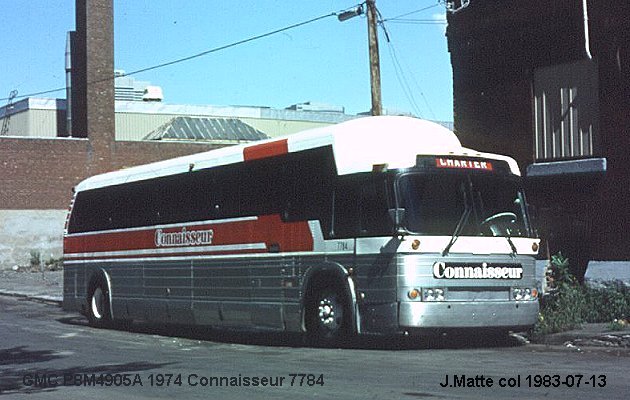 BUS/AUTOBUS: GMC P8M 4905A 1974 Connaisseur