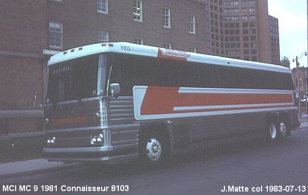 BUS/AUTOBUS: MCI MC9 1981 Connaisseur