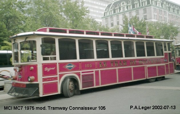 BUS/AUTOBUS: MCI MC 7 1975 Connaisseur