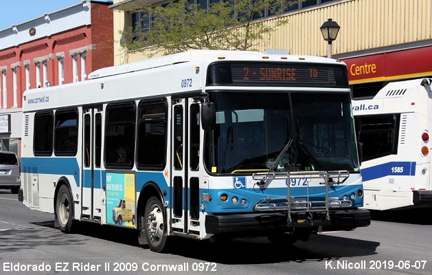 BUS/AUTOBUS: Eldorado EZ Rider II 2009 Cornwall