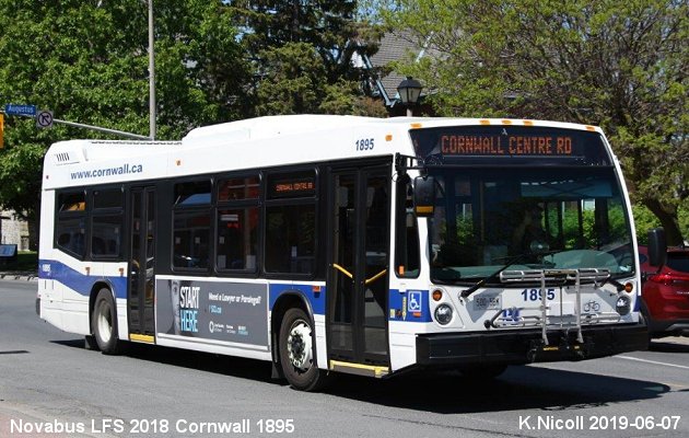 BUS/AUTOBUS: Novabus LFS 2018 Cornwall