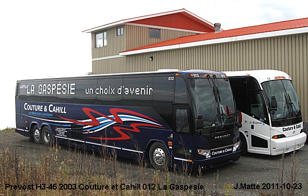 BUS/AUTOBUS: Prevost H3-45 2003 Couture Cahill