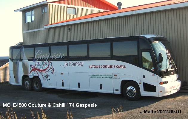 BUS/AUTOBUS: MCI E4500 1997 Couture Cahill