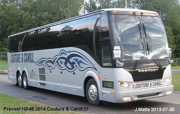 BUS/AUTOBUS: Prevost H3-45 2014 Couture & Cahill