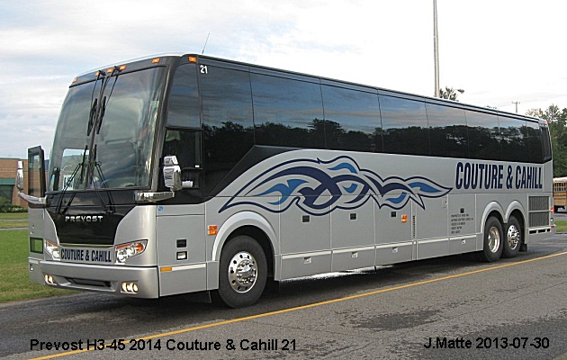 BUS/AUTOBUS: Prevost H3-45 2014 Couture & Cahill