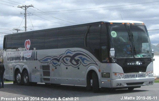 BUS/AUTOBUS: Prevost H3-45 2014 Couture & Cahill