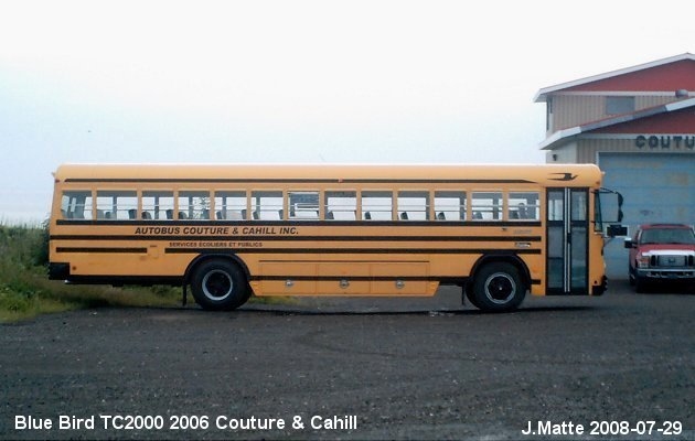 BUS/AUTOBUS: Blue Bird TC2000 2006 Couture & Cahill