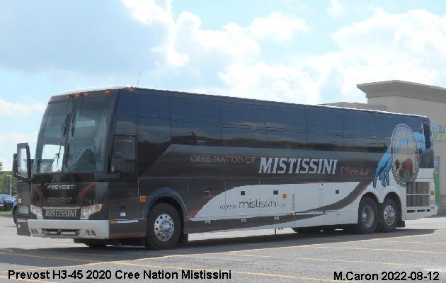 BUS/AUTOBUS: Prevost H3-45 2020 Cree Nation Mistissini