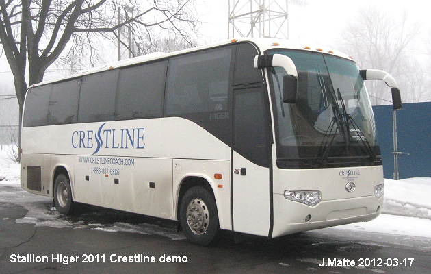 BUS/AUTOBUS: Stallion Higer 2011 Crestline