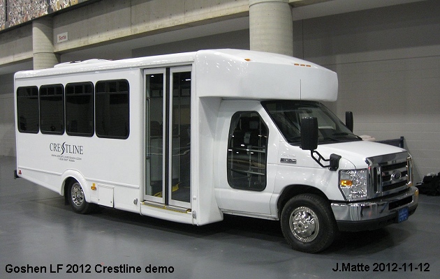 BUS/AUTOBUS: Goshen LF 2012 Crestline