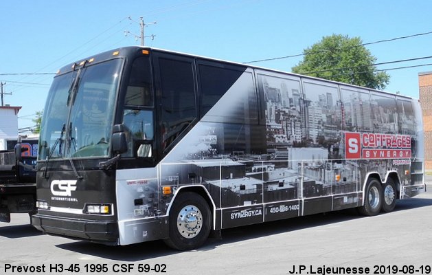 BUS/AUTOBUS: Prevost H3-41 0000 CSF