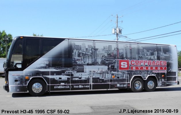 BUS/AUTOBUS: Prevost H3-41 1995 CSF