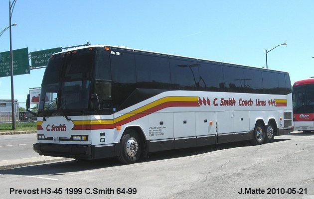 BUS/AUTOBUS: Prevost H3-45 1999 Smith