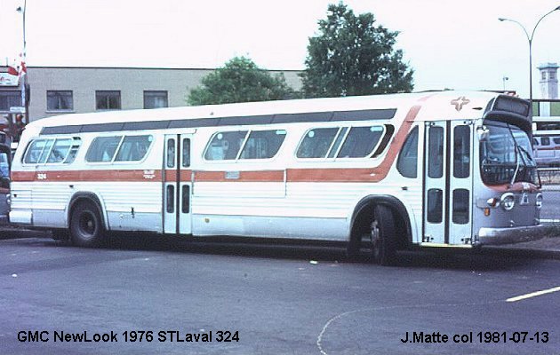 BUS/AUTOBUS: GMC New Look 1976 CTLaval