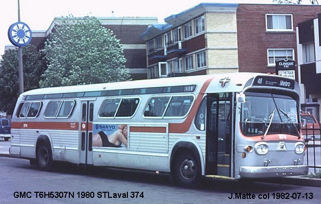 BUS/AUTOBUS: GMC New Look 1980 CTLaval