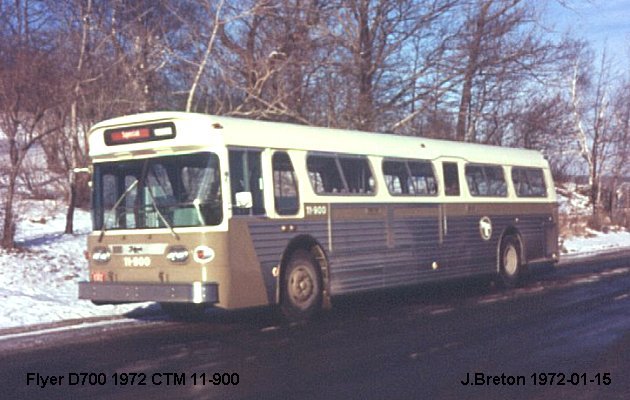 BUS/AUTOBUS: Flyer D 700 1971 CTCUM