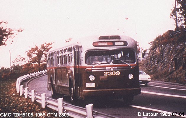 BUS/AUTOBUS: GMC TDH 5101 1956 C.T.M.