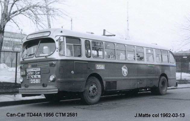 BUS/AUTOBUS: Can-Car TD44A 1956 C.T.M.