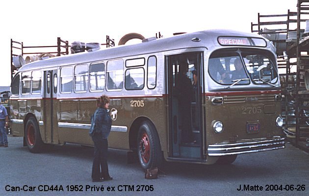 BUS/AUTOBUS: Can-Car CD44A 1952 Prive