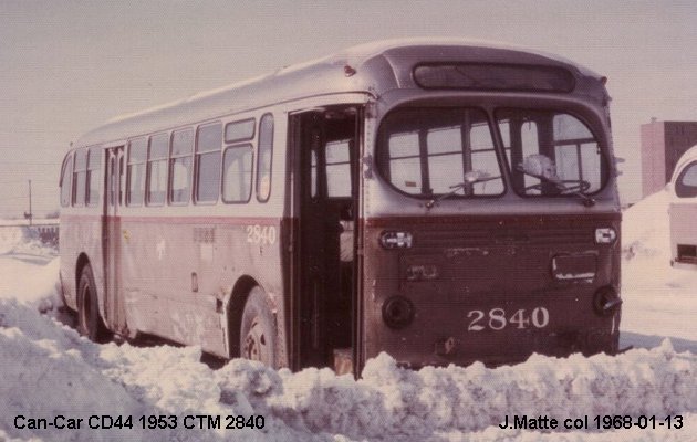 BUS/AUTOBUS: Can-Car CD44 1953 C.T.M.