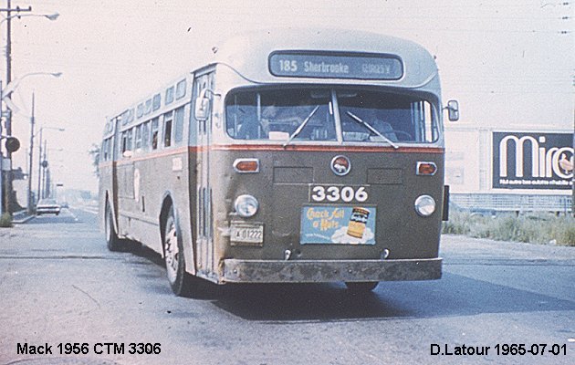 BUS/AUTOBUS: Mack CD 51 1956 C.T.M.