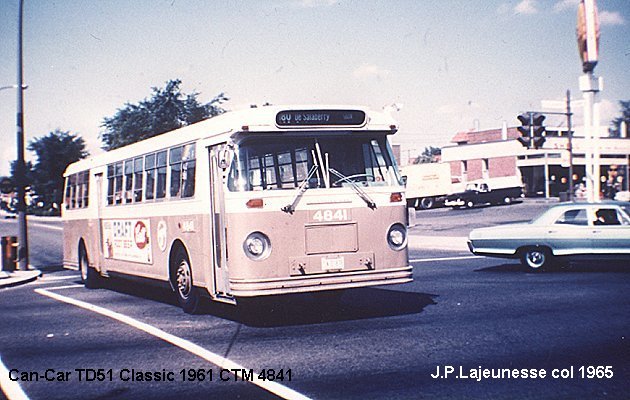 BUS/AUTOBUS: Can-Car TD51 Classic 1961 C.T.M.