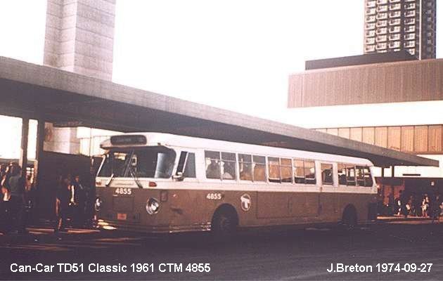 BUS/AUTOBUS: Can-Car TD51 Classic 1961 C.T.M.