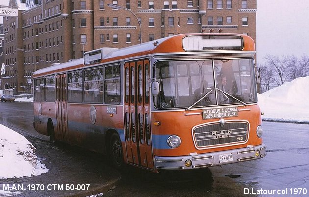 BUS/AUTOBUS: M.A.N. Demo 1970 C.T.M.