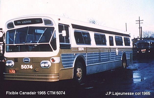 BUS/AUTOBUS: Canadair (Flxible) New Look 1966 C.T.M.