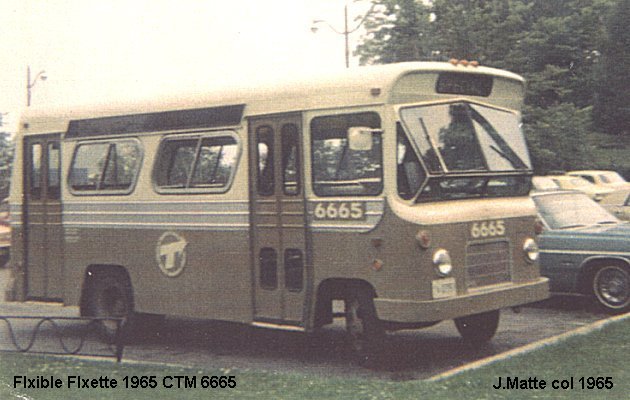 BUS/AUTOBUS: Canadair (Flxible) Flxette 1965 C.T.M.