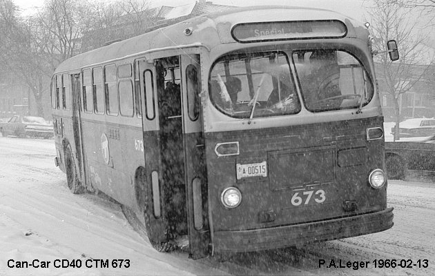 BUS/AUTOBUS: Can-Car CD44 1956 CTM