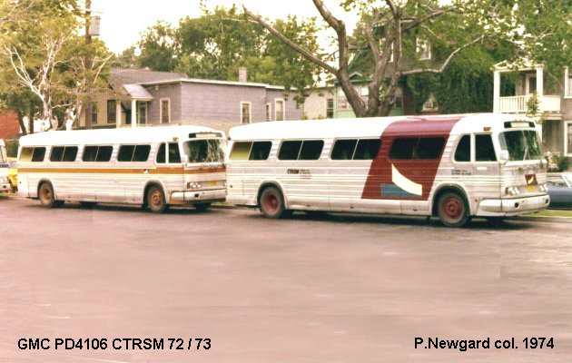 BUS/AUTOBUS: GMC PD4106 1962 CTRSM