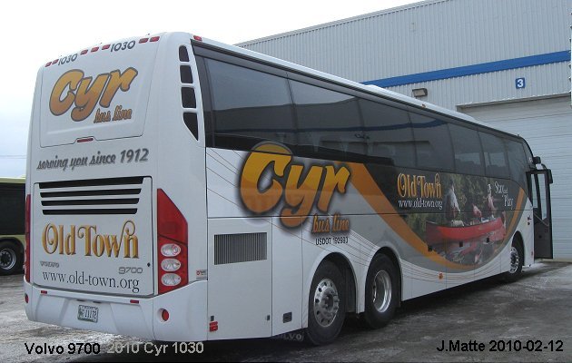 BUS/AUTOBUS: Volvo 9700 2010 Cyr